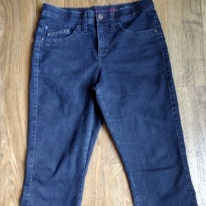 Lee Most Comfortable Fit Women's Stretch Jeans Blue Elastic Waistband Sz. 6P